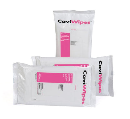 CaviWipes Surface Disinfectant Wipe 7" x 9", Flat Pack