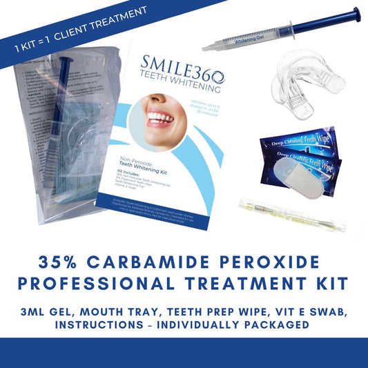 Smile360 Teeth Whitening 35% Carbamide Peroxide Professional Treatment Kit Canada