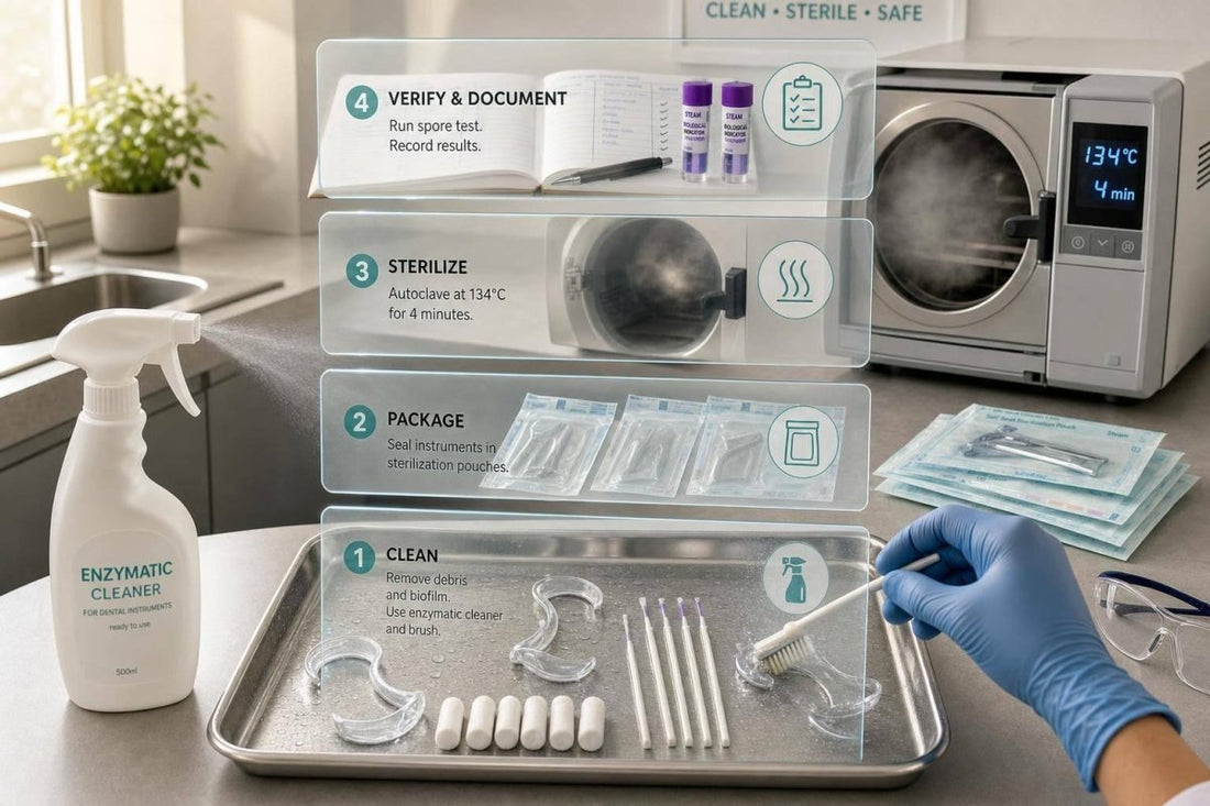 Sterilization Steps for Teeth Whitening Tools - Smile360 Teeth Whitening
