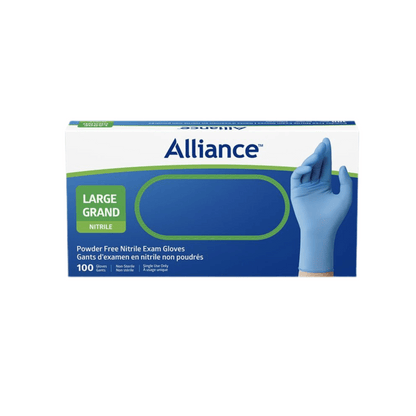 Alliance Disposable Nitrile Gloves, Medical Grade Exam Gloves, Large