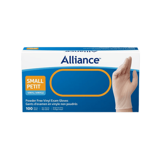 Alliance Disposable Vinyl Gloves, Medical Grade Exam Gloves, Small