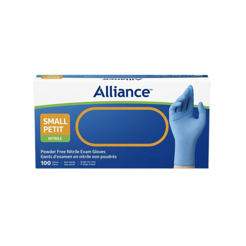 Alliance Nitrile Disposable Gloves, Powder Free Nitrile Exam Gloves