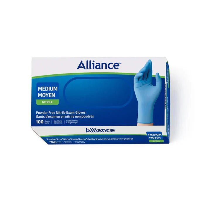 Alliance Nitrile Disposable Gloves, Powder Free Nitrile Exam Gloves