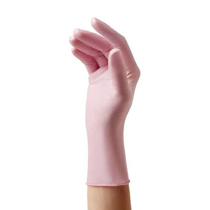 Medline PinkSense Pink Nitrile Gloves Powder Free Box/250