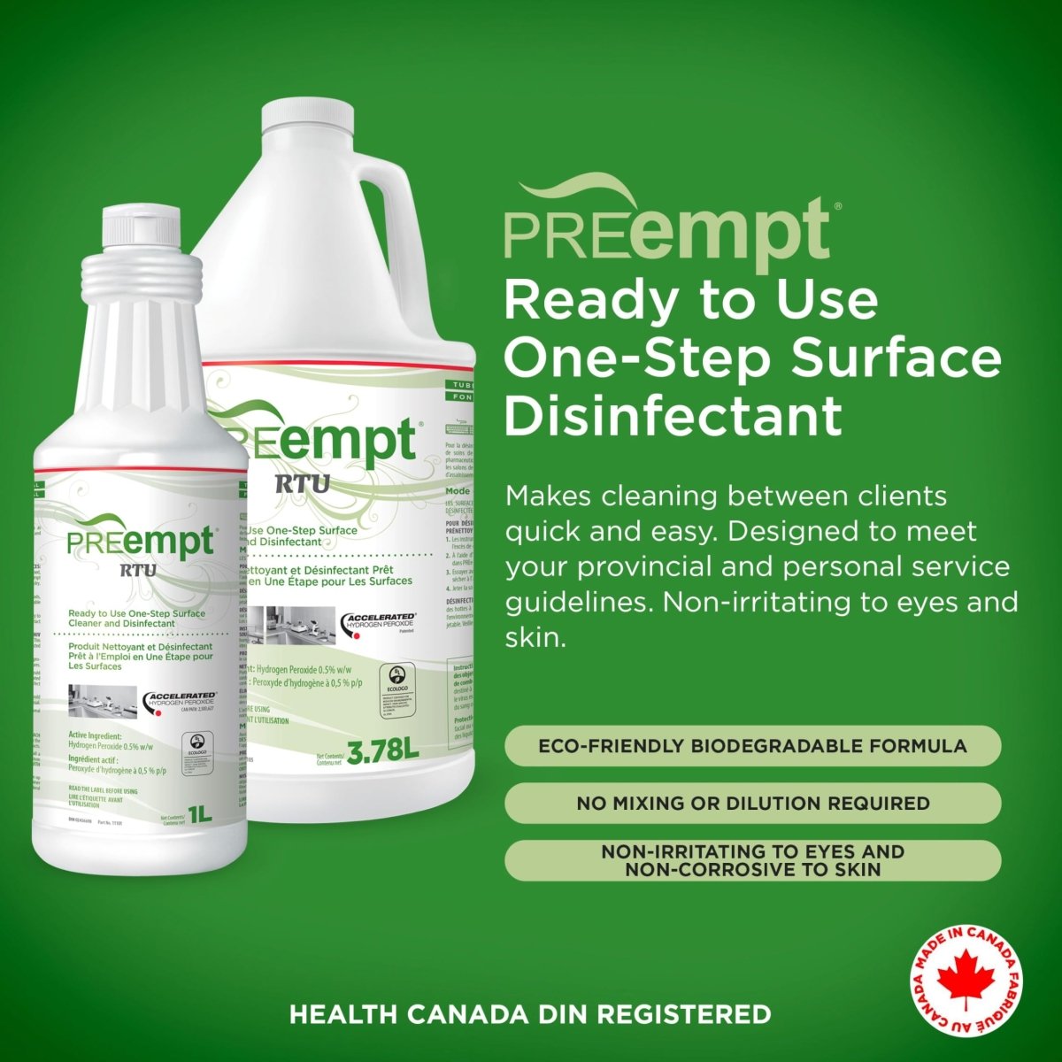 PREempt RTU Surface Disinfectant Solution