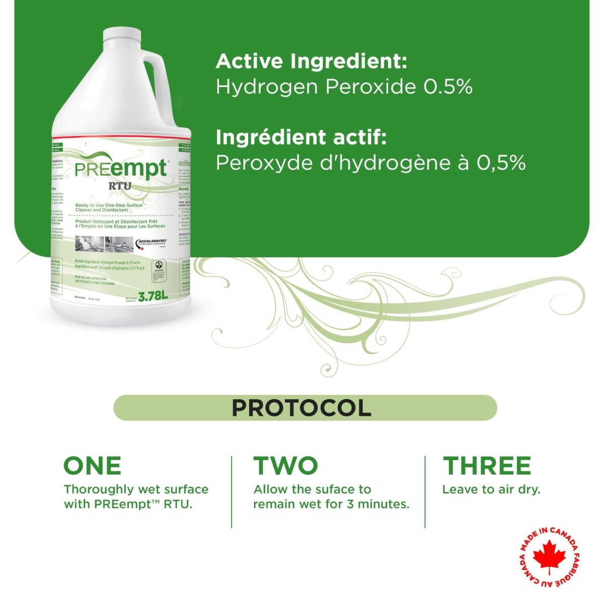 PREempt RTU Surface Disinfectant Solution
