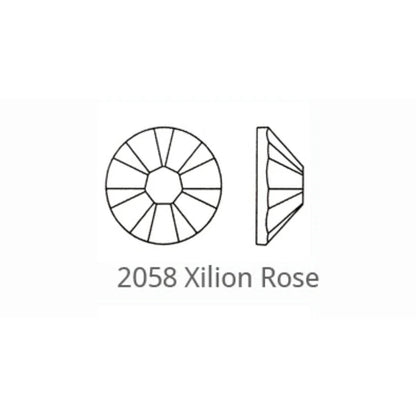 Swarovski Tooth Gems, 2058 Xilion Rose SS6 Standard 2mm Round